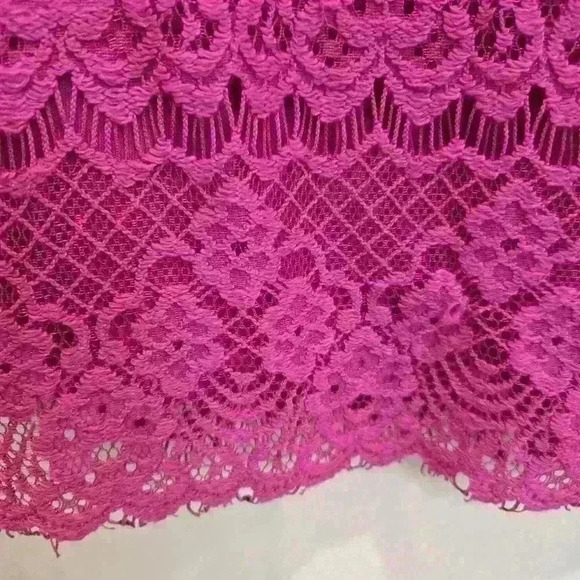 Laundry by Design Fuschia Bodycon Long Sleeve Dress Sz 8 Party/Cocktail - Picture 5 of 9